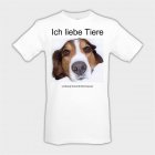 T-Shirt Ich liebe Tiere